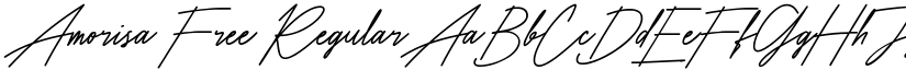Amorisa Free Regular font