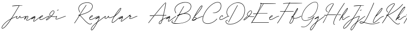 Junaedi Regular font