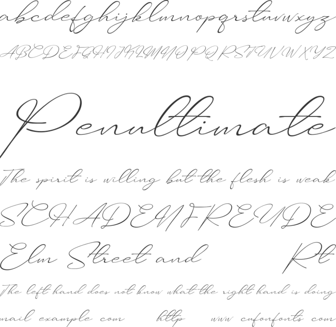 Hello Santuy font preview