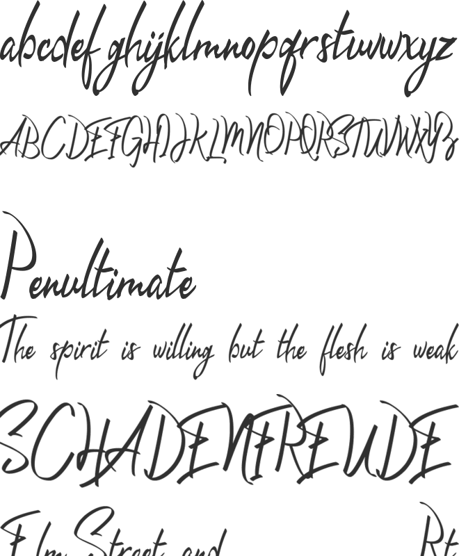 Kingsoil Script font preview