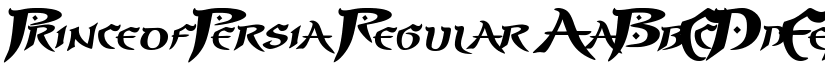 PrinceofPersia Regular font
