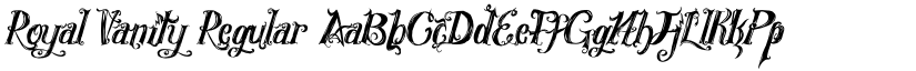 Royal Vanity Regular font