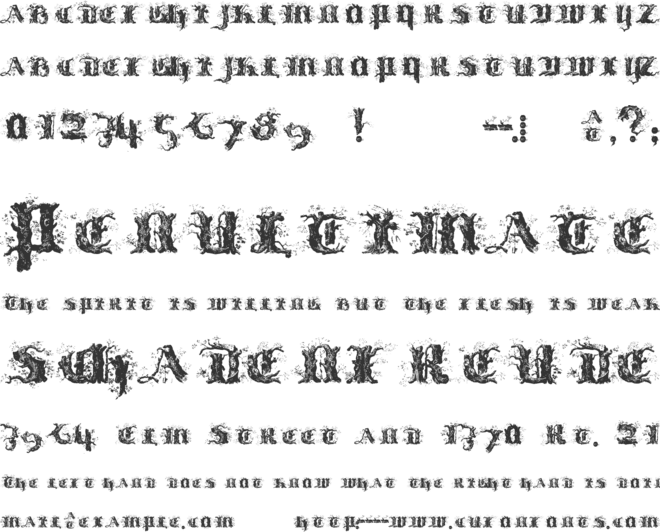 !Limberjack font preview