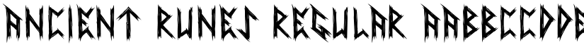 Ancient Runes Regular font