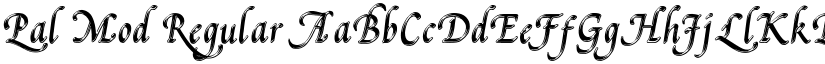 Pal Mod font download