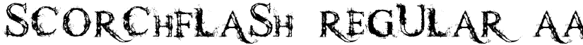 scorchflash Regular font