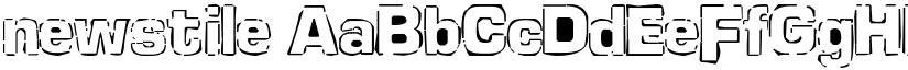 newstile font