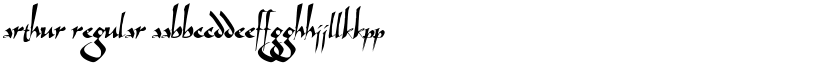 Arthur Regular font