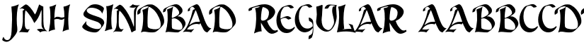 JMH Sindbad Regular font