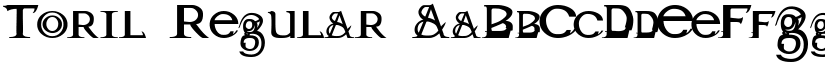 Toril Regular font