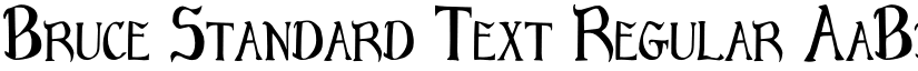 Bruce Standard Text Regular font
