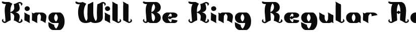 King Will Be King font download