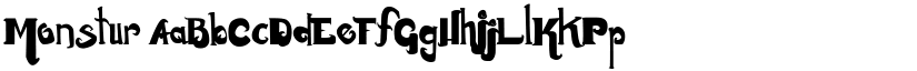 Monstur font