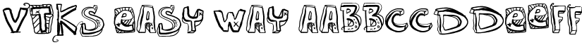 VTKS EASY WAY font