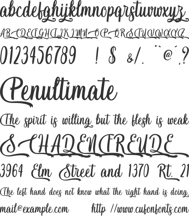 Christmas Ribby - Personal Use font preview