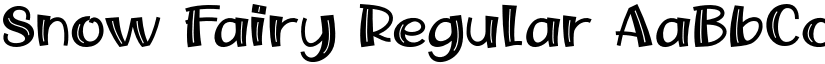 Snow Fairy Regular font