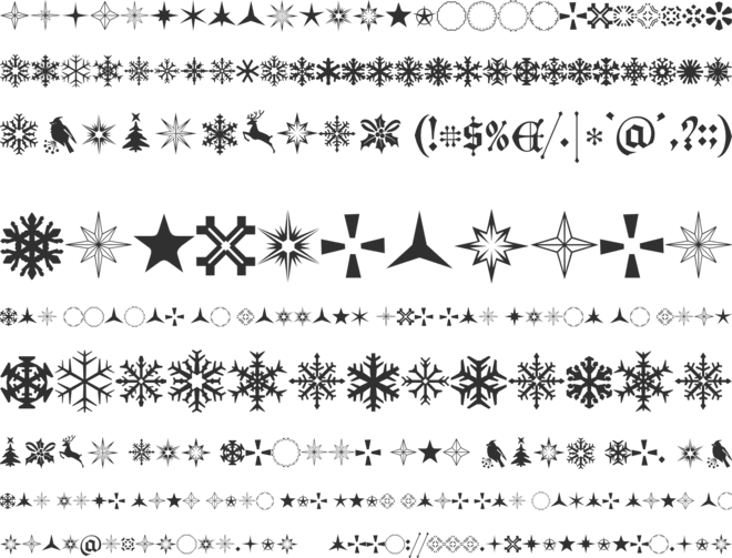 Santa Claus Deco PERSONAL USE font preview
