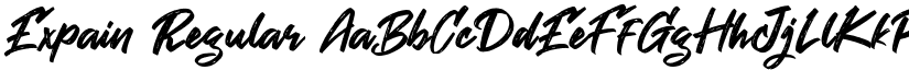 Expain Regular font