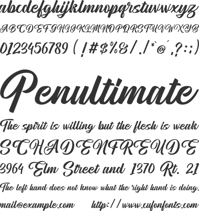 Moga Rezeki font preview