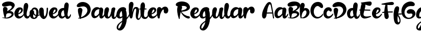 Beloved Daughter font download