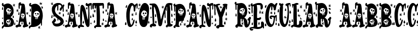 Bad Santa Company Regular font