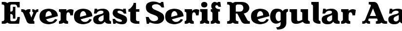 Evereast Serif Regular font