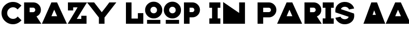 Crazy Loop in Paris font