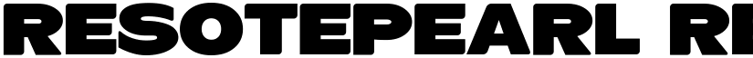 ResotEPearl Regular font