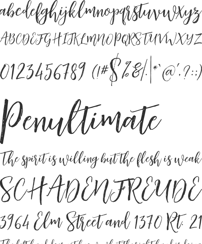 Lettersmith font preview