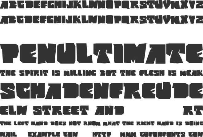 VTKS Super font preview