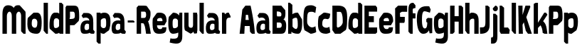 MoldPapa-Regular font