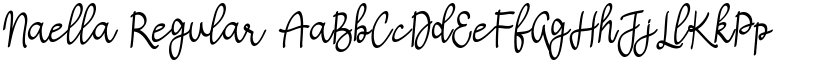 Naella Regular font