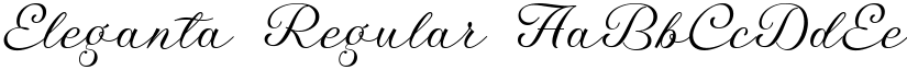 Eleganta Regular font