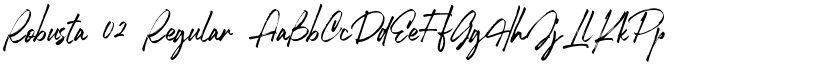 Robusta 02 font download