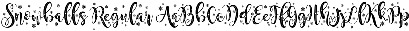 Snowballs Regular font