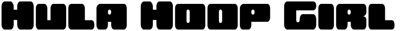 Hula Hoop Girl Regular font