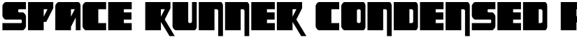 Space Runner Condensed Regular font