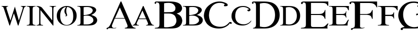 winob font