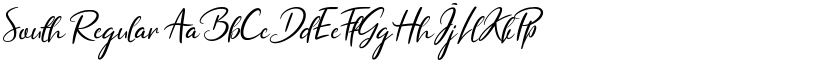 South Regular font