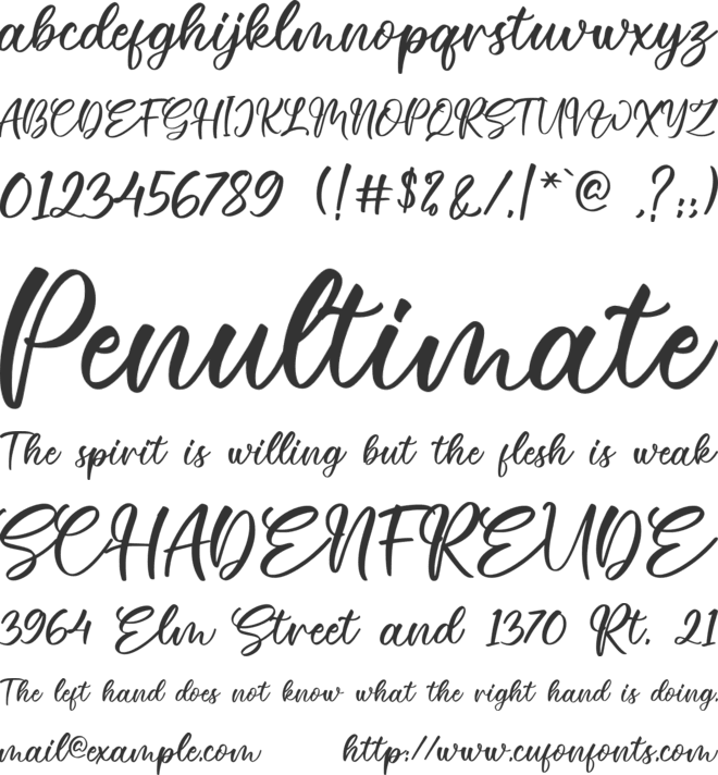Estele font preview
