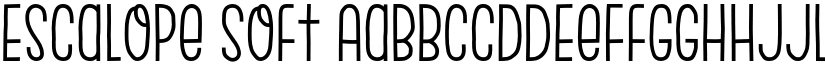 Escalope Soft font