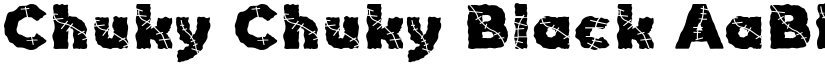 Chuky Chuky Black font