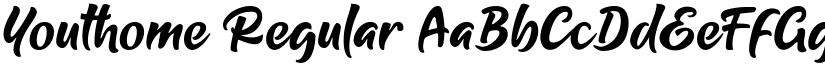 Youthome Regular font