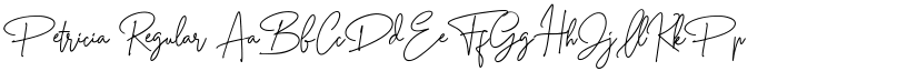 Petricia Regular font