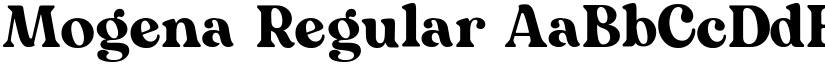 Mogena Regular font