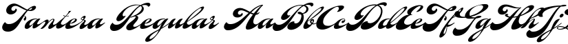 Fantera Regular font