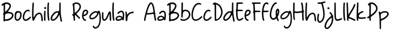 Bochild font download