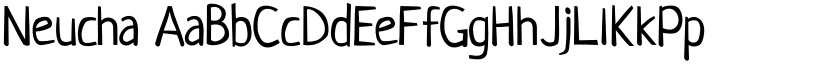 Neucha font
