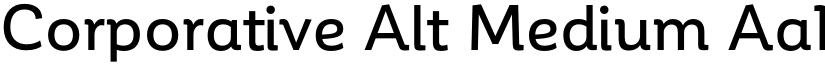 Corporative Alt Medium font