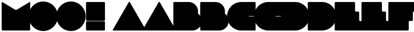 MOO! font